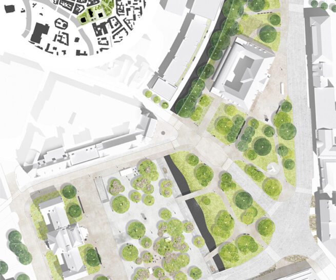 Senovážné náměstí situace