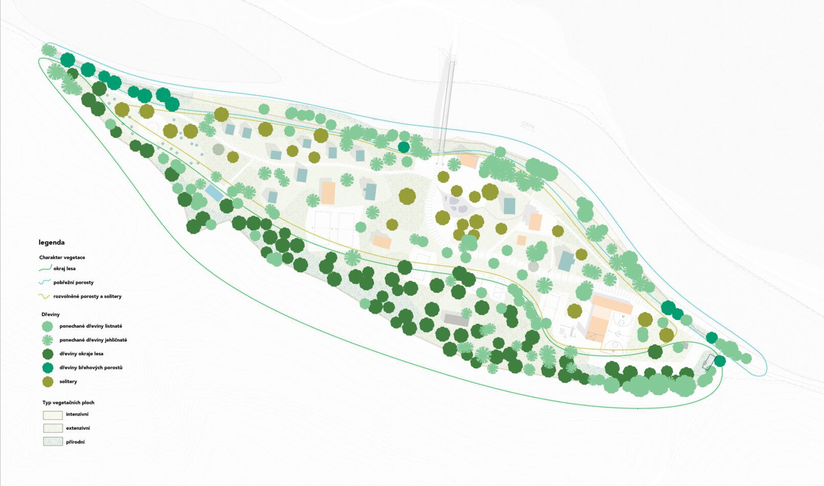 krajinářské řešení areálu Svatošské skály