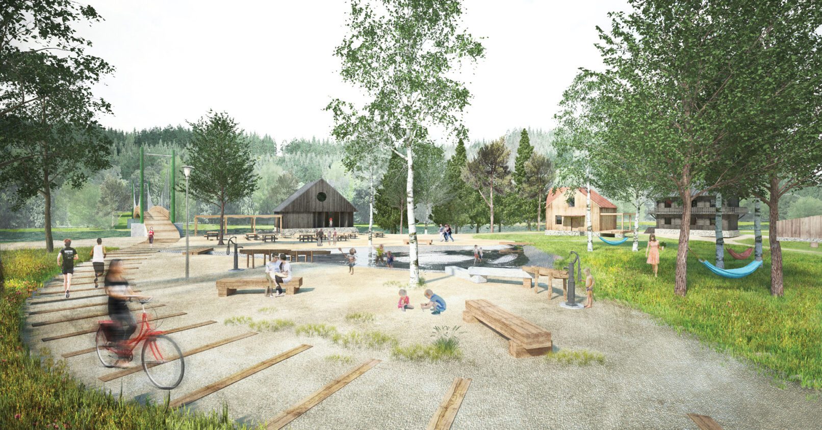 centrální část areálu Svatošské skály