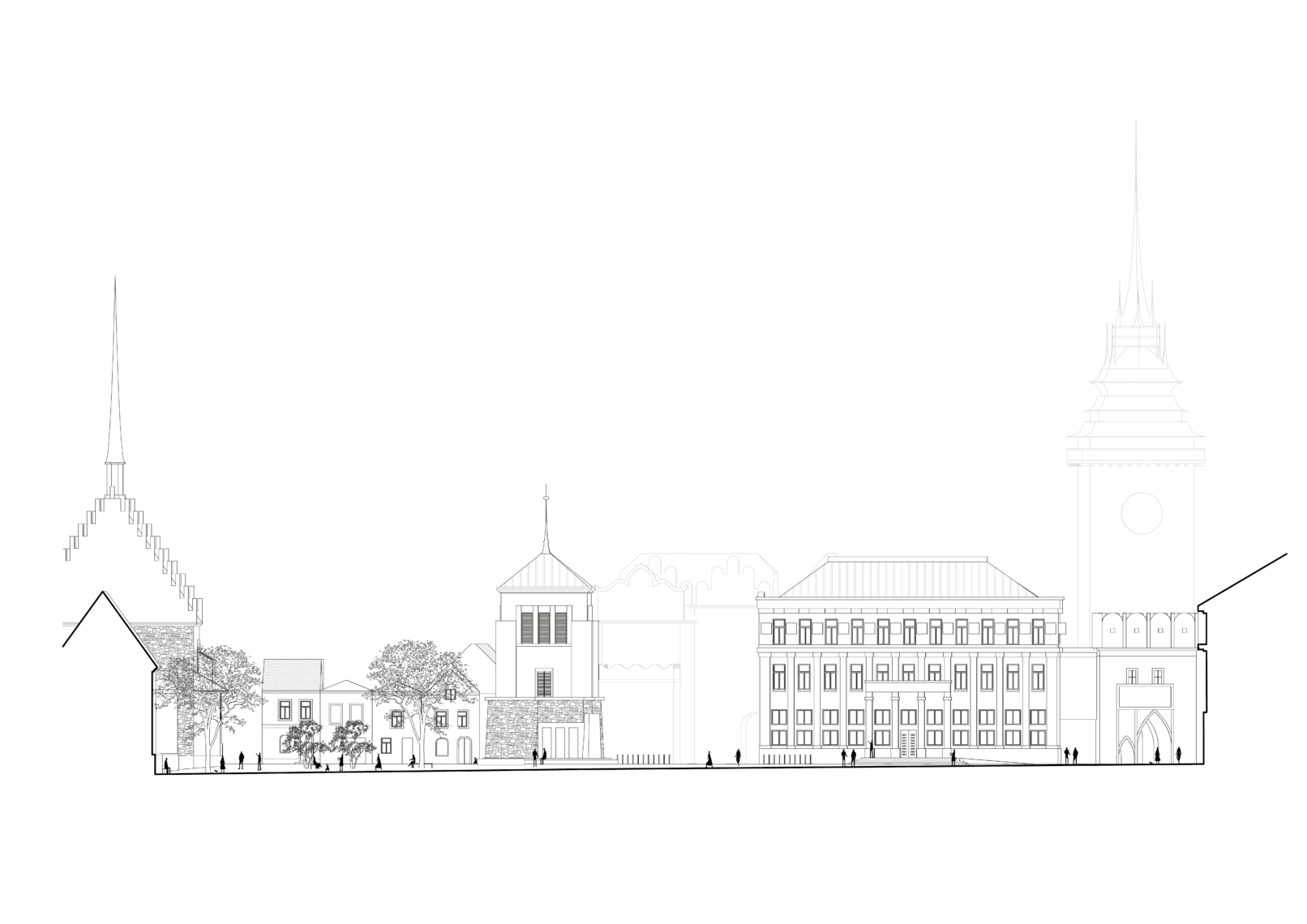 náměstí Republiky řezopohled