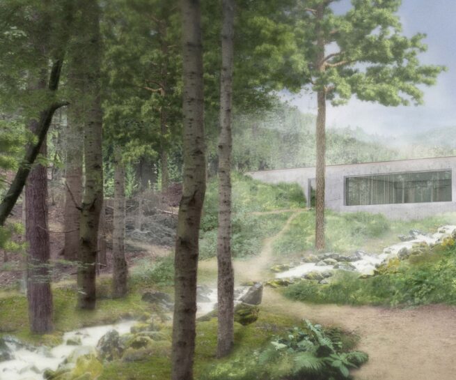 Turzovské kúpele - krajina lázeňského parku