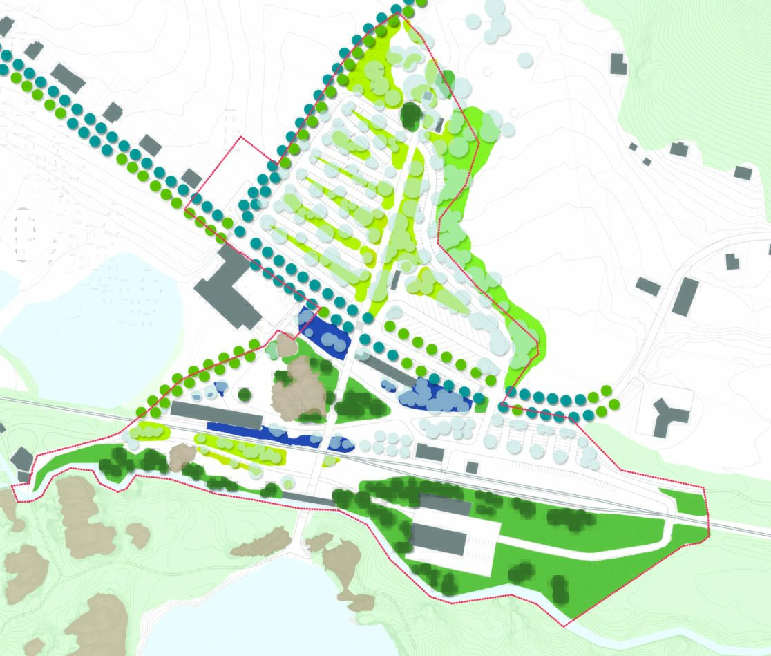 Návrh vstupního areálu Adršpašské skály – krajinářské řešení